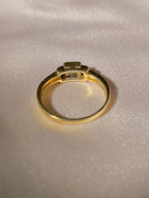 Load image into Gallery viewer, Vintage 9k Princess Cut Diamond Cocktail Ring