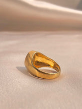 Load image into Gallery viewer, Vintage 9k Diamond Cluster Signet Ring