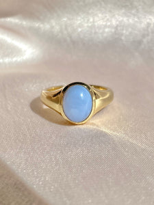 Chalcedony Cabochon Ring by 23carat