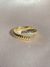 Load image into Gallery viewer, Vintage 14k Diamond Coil Wrap Ring
