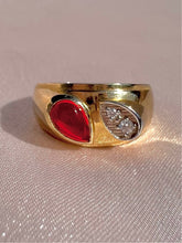 Load image into Gallery viewer, 10k Ruby Diamond Soprano Ring by 23carat