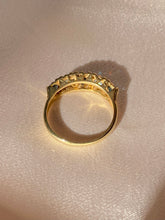 Load image into Gallery viewer, Vintage 9k Topaz Opal Boat Ring Forever Always