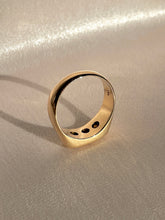 Load image into Gallery viewer, Vintage 14k Old European Diamond Trilogy Starburst Ring 1998 0.60 cts