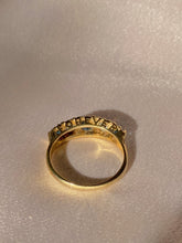 Load image into Gallery viewer, Vintage 9k Topaz Opal Boat Ring Forever Always