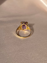 Load image into Gallery viewer, Vintage 9k Emerald Cut Amethyst Ring