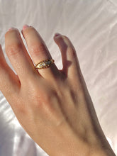 Load image into Gallery viewer, Antique 18k Diamond Gypsy Boat Ring