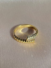 Load image into Gallery viewer, Vintage 14k Diamond Coil Wrap Ring