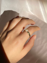 Load image into Gallery viewer, Vintage Mid Century 10k Gold Natural Pearl Ring