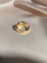 Load image into Gallery viewer, Antique 9k Gypsy Diamond Signet Ring