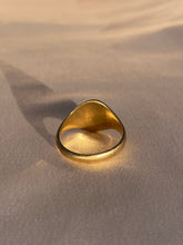Load image into Gallery viewer, Vintage 9k JS Monogram Signet Ring 1958