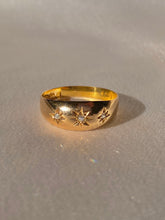 Load image into Gallery viewer, Antique 18k Diamond Trilogy Gypsy Ring 1897