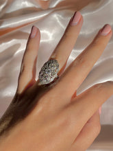 Load image into Gallery viewer, Antique 14k Diamond Pave Art Deco Ring 1.10cts