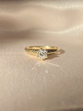 Load image into Gallery viewer, Antique 14k Solitaire Old European Diamond Engagement Ring 1930