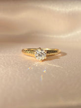 Load image into Gallery viewer, Antique 14k Solitaire Old European Diamond Engagement Ring 1930