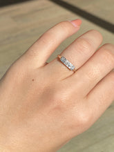 Load image into Gallery viewer, Antique Gypsy Diamond 18k Gold Platinum Ring