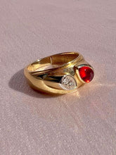 Load image into Gallery viewer, 10k Ruby Diamond Soprano Ring by 23carat