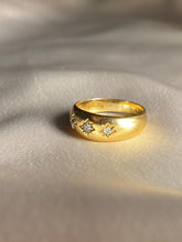 Load image into Gallery viewer, Antique Rose Cut Diamond 18k Gypsy Ring