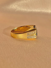 Load image into Gallery viewer, Vintage 14k Topaz Diamond Ring