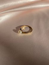 Load image into Gallery viewer, Vintage Mid Century 10k Gold Natural Pearl Ring