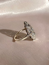 Load image into Gallery viewer, Antique 14k Diamond Pave Art Deco Ring 1.10cts