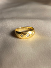 Load image into Gallery viewer, Antique Rose Cut Diamond 18k Gypsy Ring