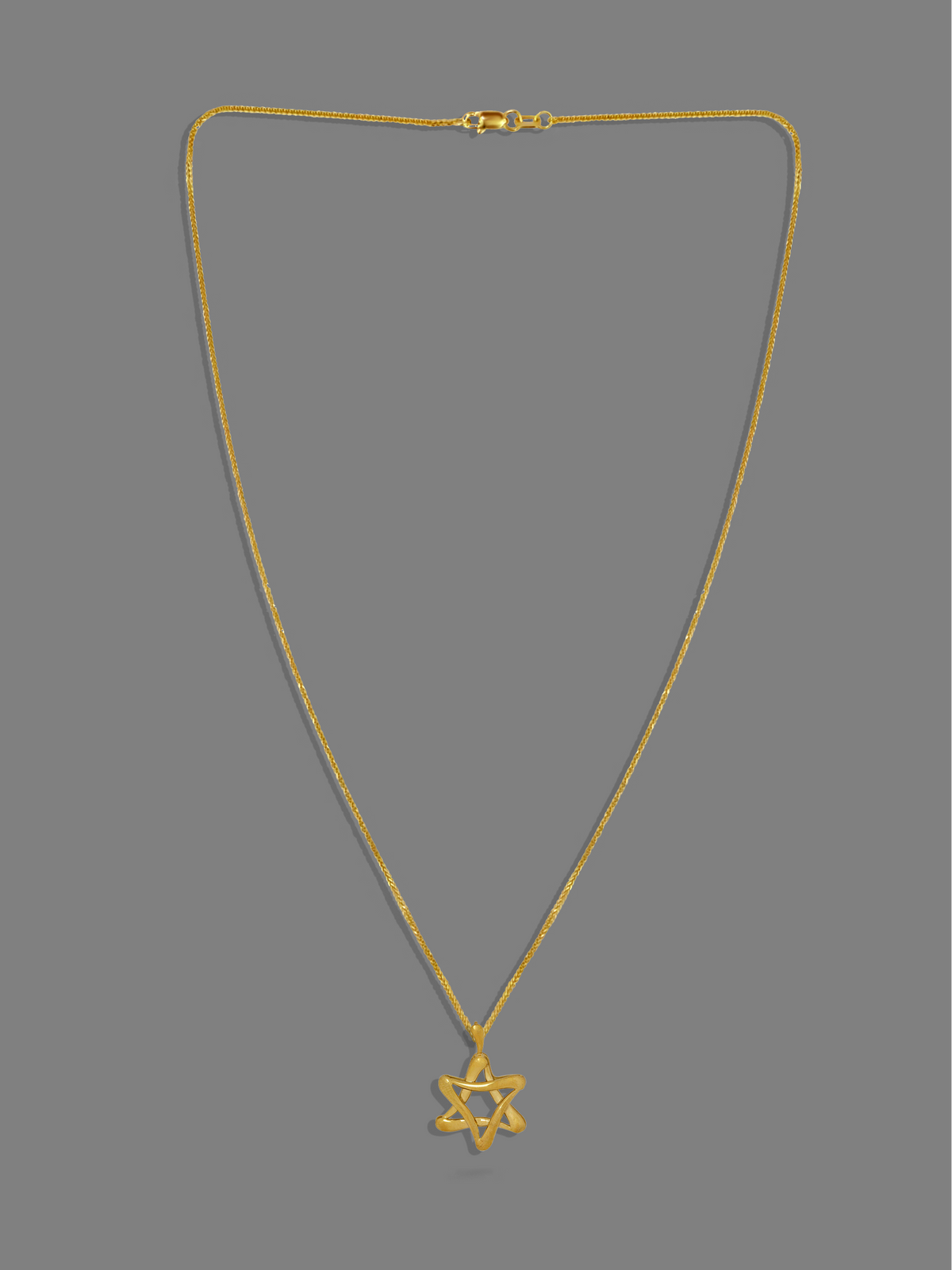 Vintage Judaica Lucid Star of David Pendant