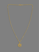 Load image into Gallery viewer, Vintage Judaica Lucid Star of David Pendant
