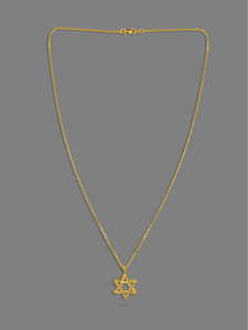 Vintage Judaica Lucid Star of David Pendant