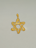 Vintage Judaica Lucid Star of David Pendant