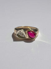 Load image into Gallery viewer, Ruby Diamond Soprano Ring by 23carat
