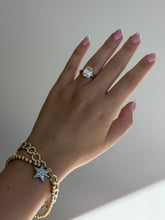 Load image into Gallery viewer, Antique Cushion Bezel Diamond Ring by 23carat
