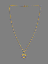 Load image into Gallery viewer, Vintage Judaica Star of David Layered Pendant
