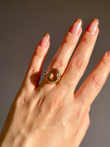 Vintage Dijon Citrine Ring