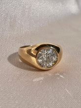Load image into Gallery viewer, Old European Cut Diamond Signet Ring 1.99cts
