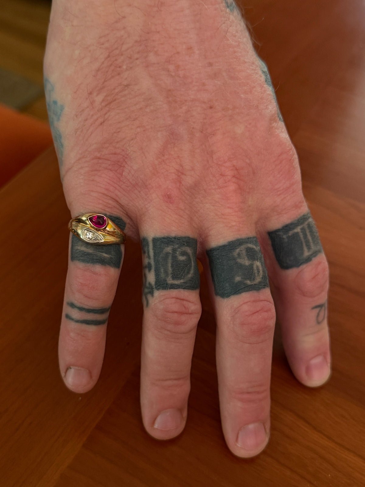 Vintage Double Soprano Ring