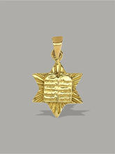 Load image into Gallery viewer, Vintage Judaica Ten Commandments Star of David Pendant
