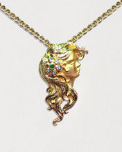 Load image into Gallery viewer, Carrera y Carrera Diamond Emerald Goddess Necklace
