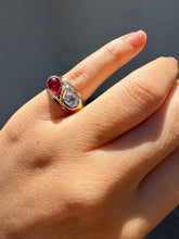 Load image into Gallery viewer, Custom Ruby Diamond Soprano Ring by 23carat
