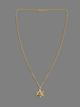 Load image into Gallery viewer, Vintage Judaica LOVE Star of David Pendant

