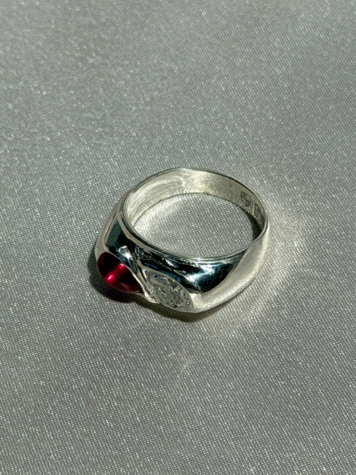 Custom Ruby Diamond Soprano Ring by 23carat