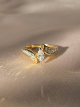 Load image into Gallery viewer, Vintage Marquise Diamond Two Piece Stacker Rings
