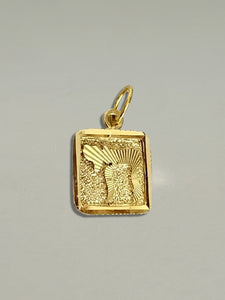 Vintage Judaica Chai Sunbeam Pendant