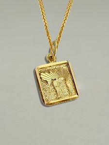 Vintage Judaica Chai Sunbeam Pendant