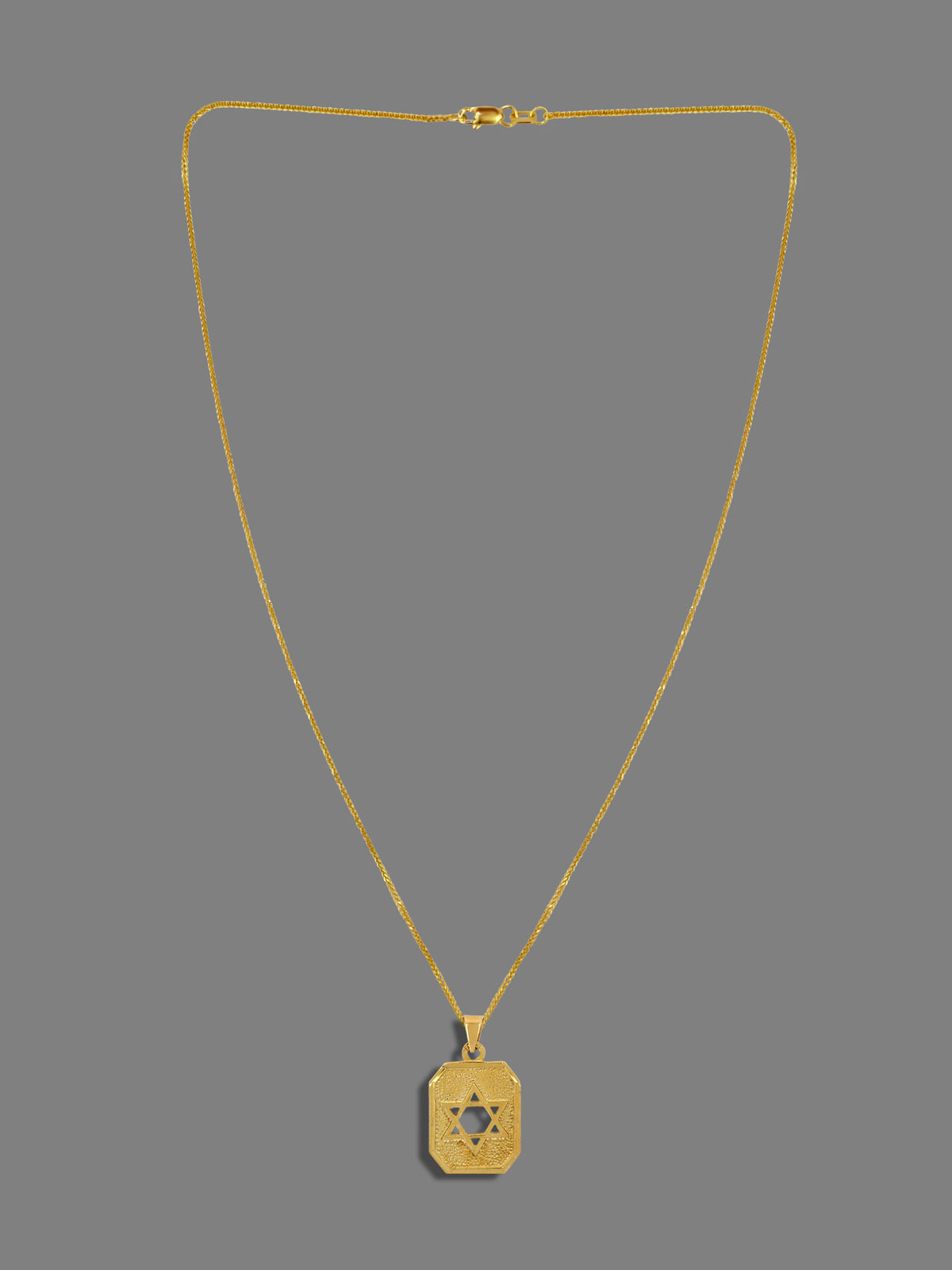 Vintage Hammered Star of David Judaica Pendant