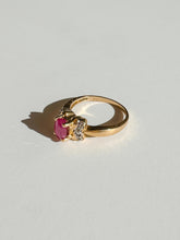 Load image into Gallery viewer, Vintage Ruby Diamond Oval Ring
