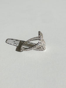 Vintage Deco Diamond Openwork Ring