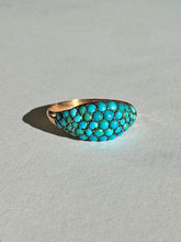 Load image into Gallery viewer, Antique Turquoise Bombe Cluster Ring
