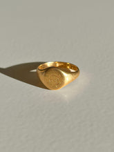 Load image into Gallery viewer, Antique Monogram Signet Ring 1914
