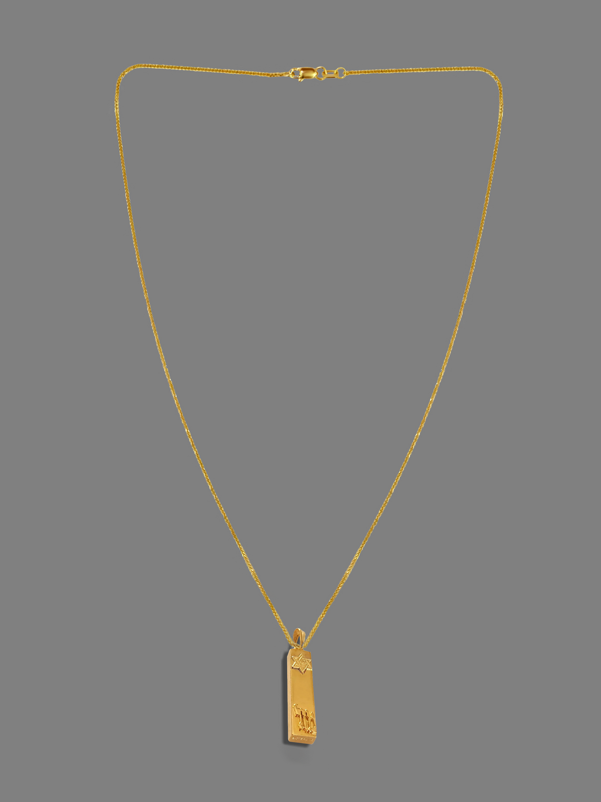 Vintage Mezuzah Mazal Judaica Pendant