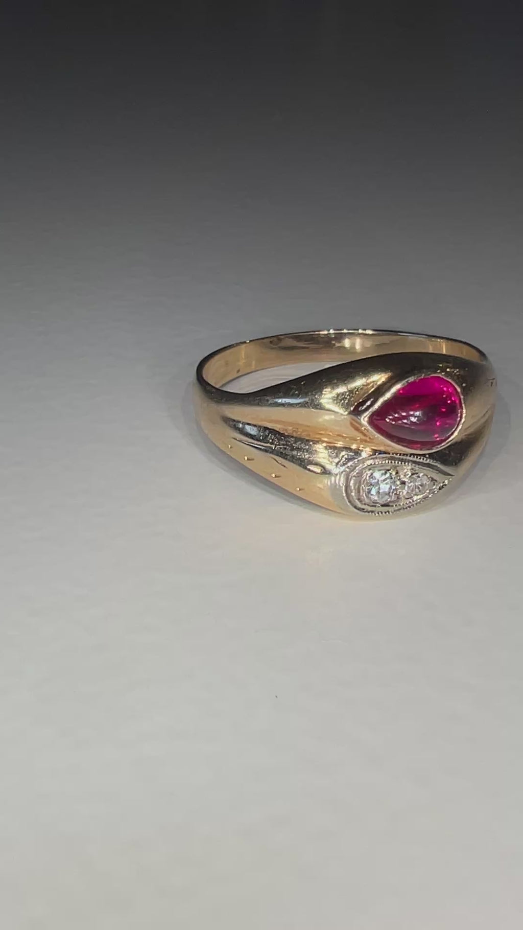 Vintage Double Soprano Ring